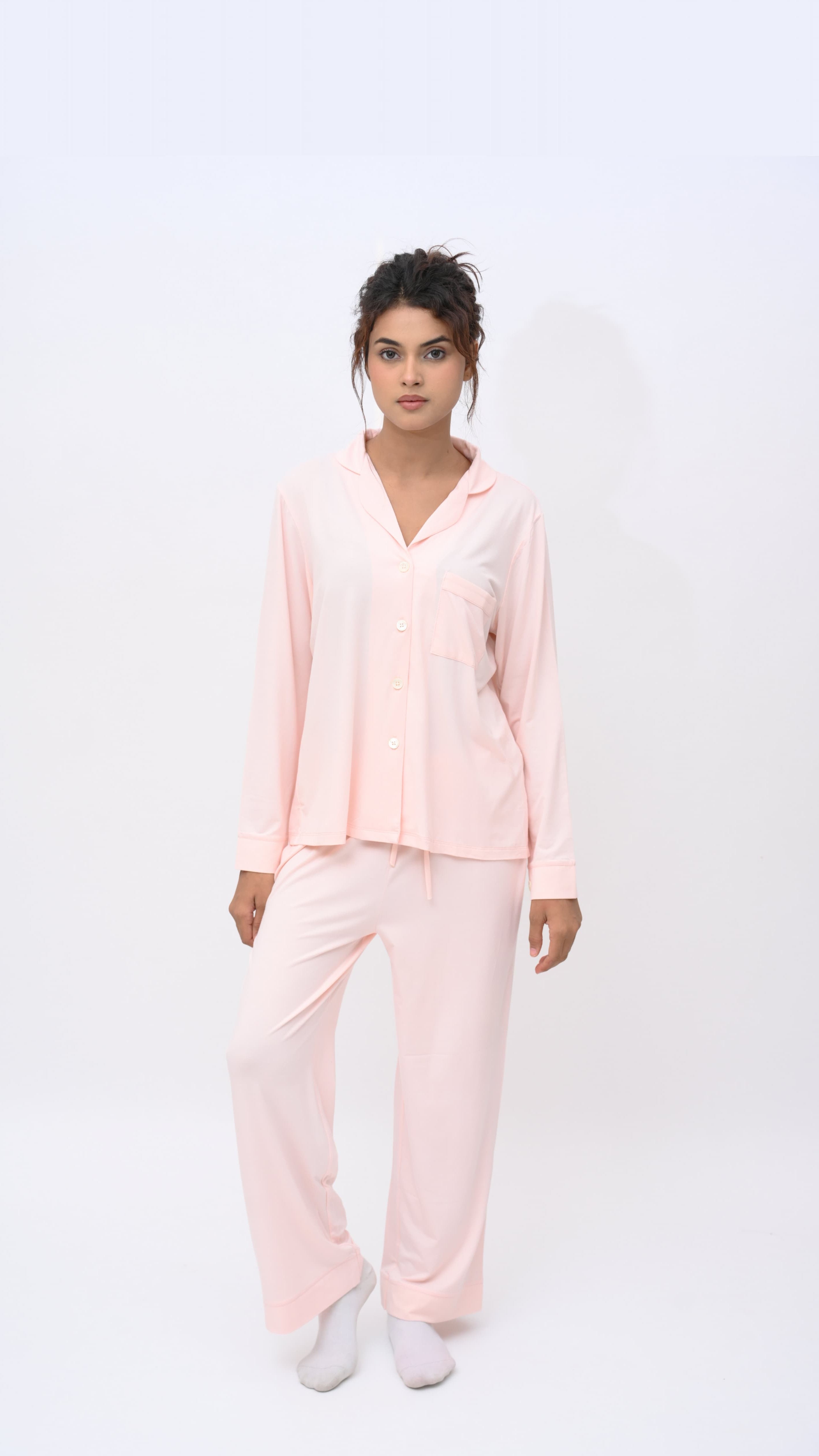 Rose Pink Bamboo Pyjamas