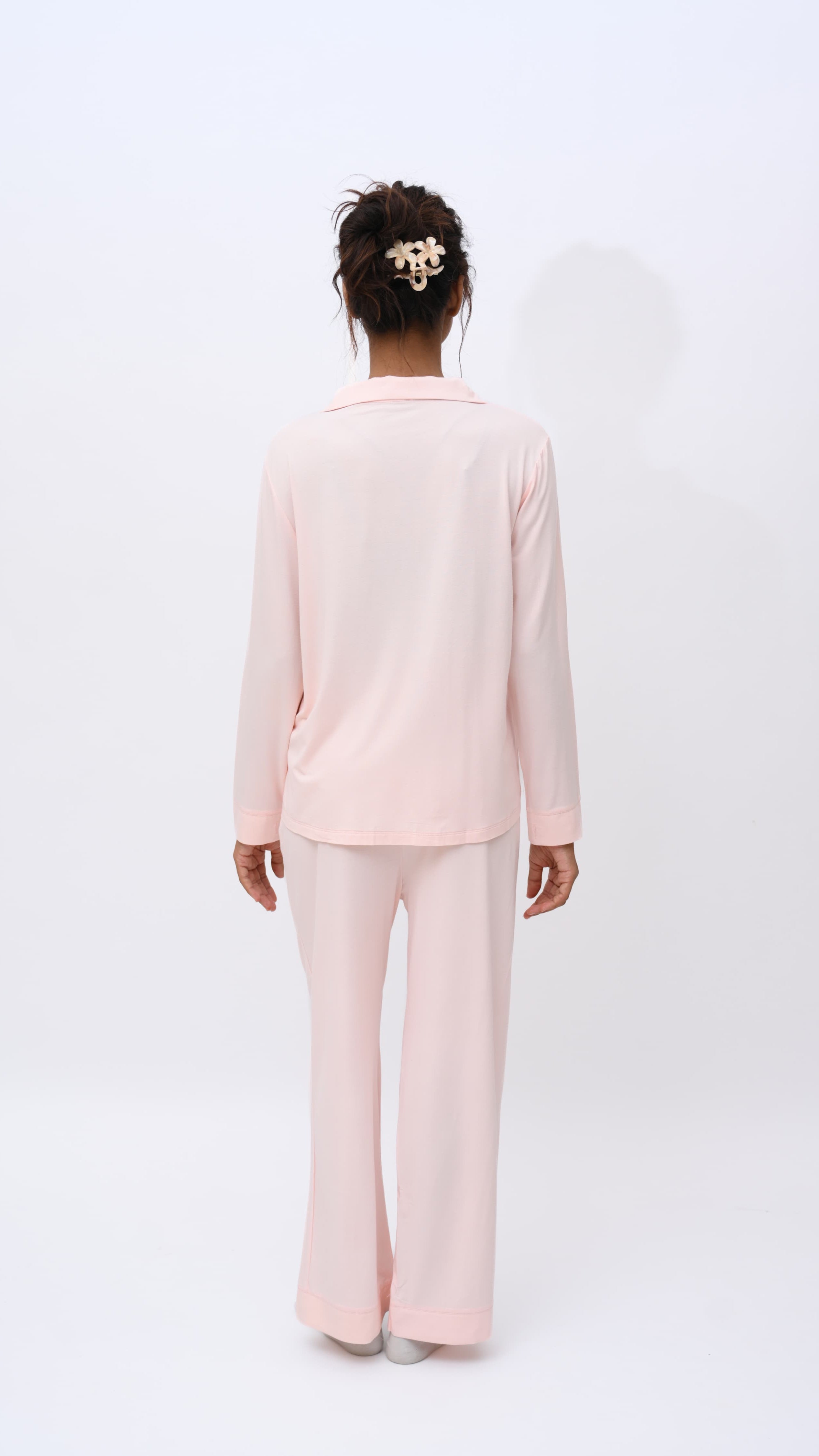 Rose Pink Bamboo Pyjamas