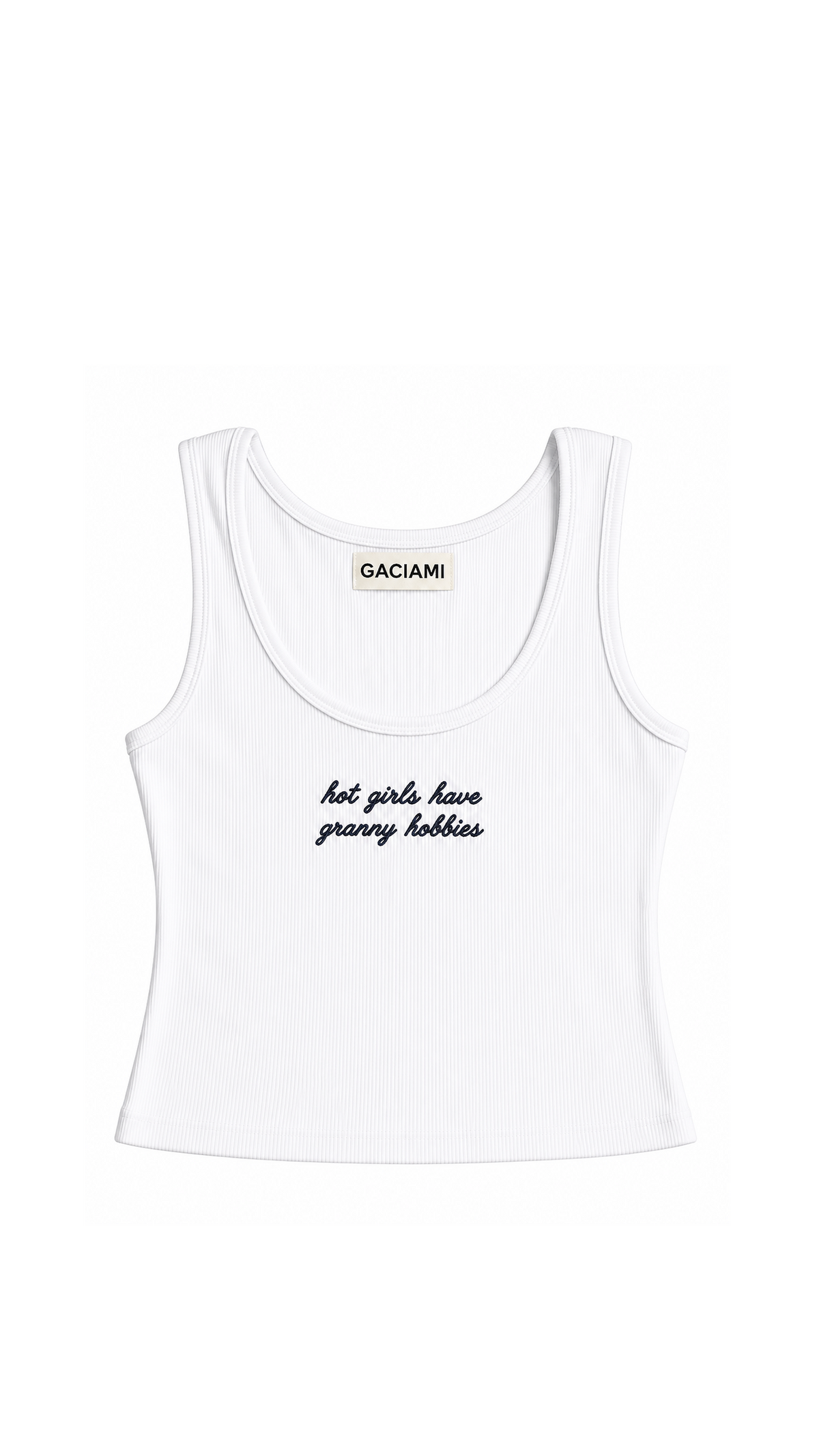 Embroidered Tank Top