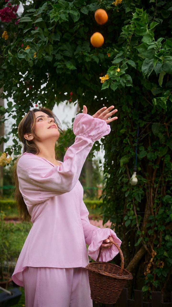 Ballerina Modal Satin Loungewear
